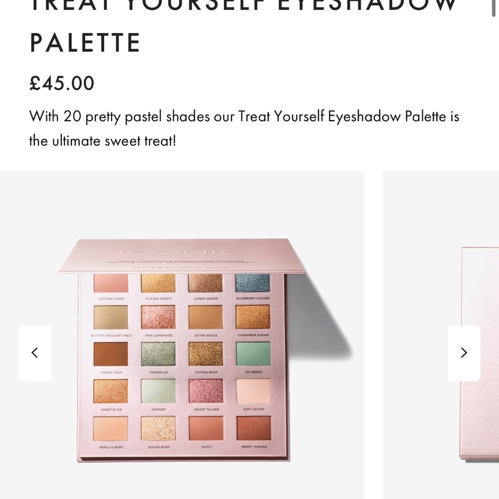Treat Yourself Eyeshadow Palette - Pastel Shades